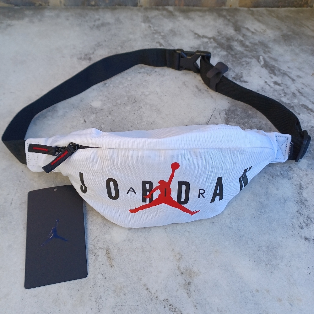 Nike Air Jordan Crossbody Bag White Fanny Pak